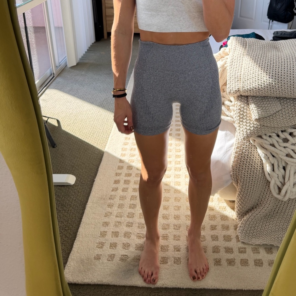 Gray/blueish Women's biker Shorts